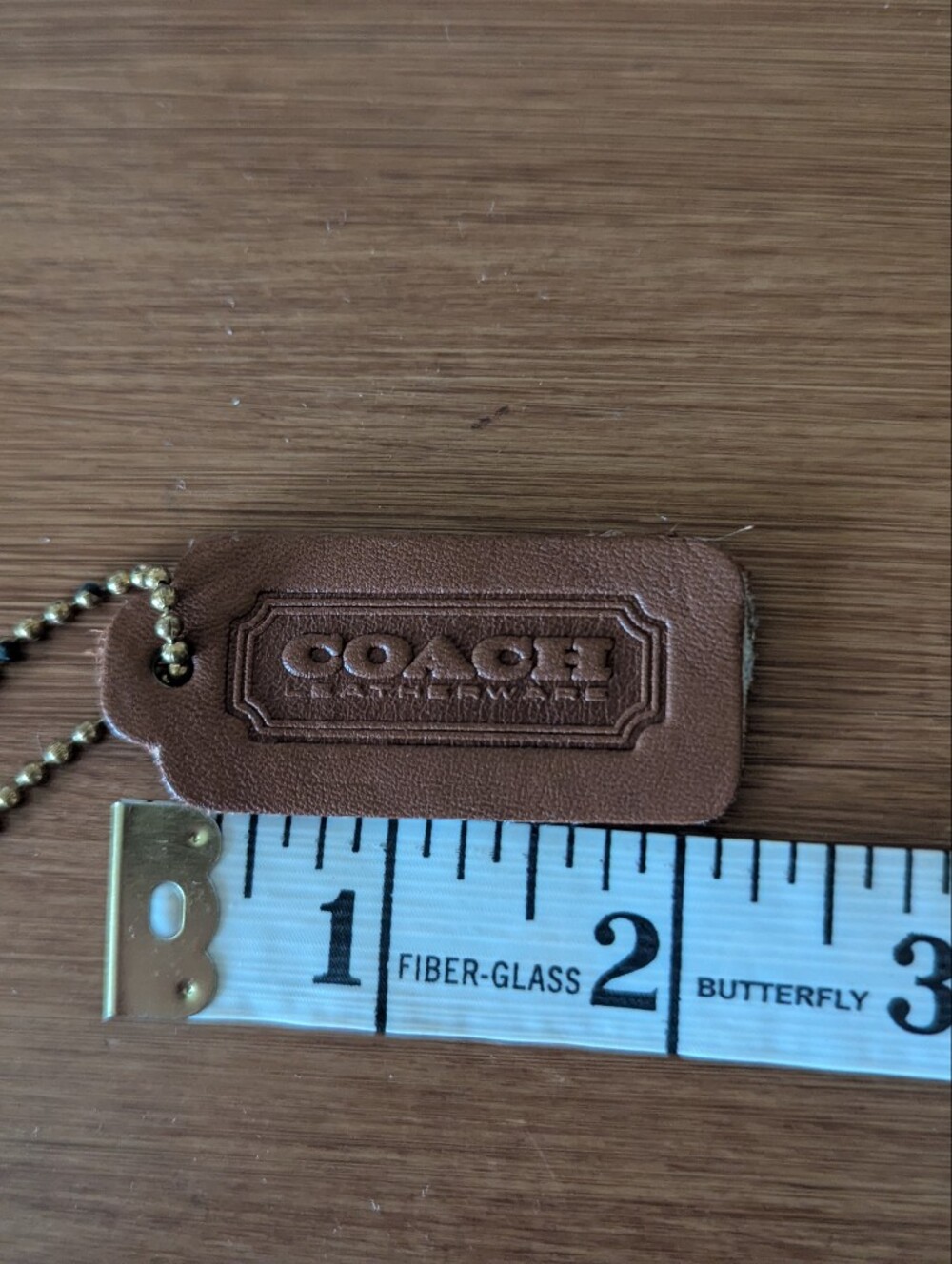 Leather Coach Purse Tag - Picture 2 of 4